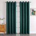 thumbnail image 1 of Blackout Grommet Curtain, Home Decoration, Super Soft Insulation, Suitable For Bedroom-QIUPING, 1 of 4