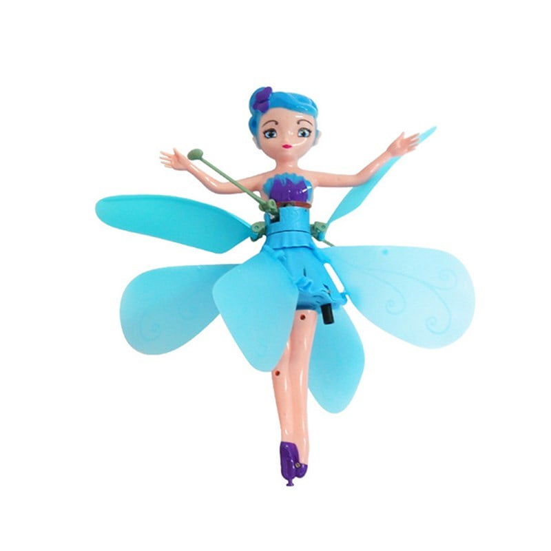 Frozen Princess Flying Fairy Magic Infrared Induction Control Figures Toy Gift 