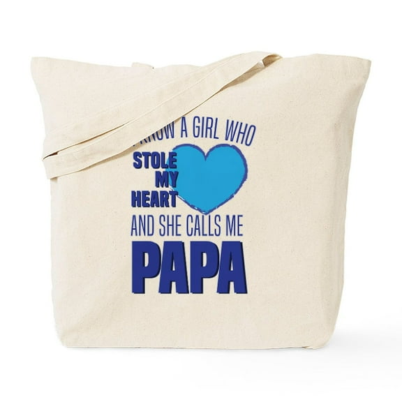 CafePress - She Calls Me PAPA Tote Bag - Unisex Canvas Tote Bag, Beige, 1-Piece
