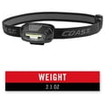 thumbnail image 5 of Coast FL13 250 lm Black/Red LED COB Head Lamp AAA Battery, 5 of 11