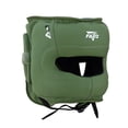thumbnail image 4 of Fadi Sports A1 Premium Leather Boxing Headgear for Adults, MMA & Kickboxing Training, L/XL, Green, 4 of 6