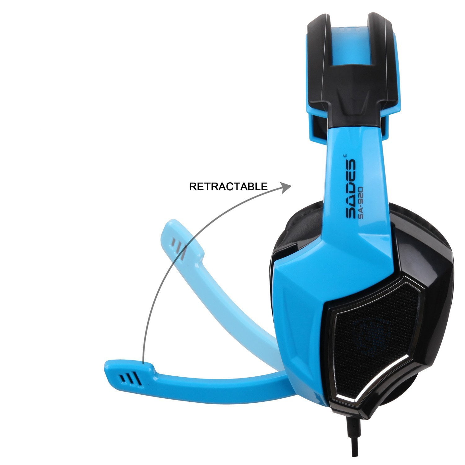 Sades shaman gaming headset - blue price in Kuwait