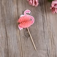 thumbnail image 6 of WHAMVOX Pink 3D Flamingo Cake Toppers for Decoration Creative Paper Picks for Tropical Summer Parties 5.5 Inches, 6 of 8