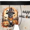 thumbnail image 4 of Happy Halloween French Bulldog Witches Hat Pumpkin Carving All Over Print Boxer Briefs Underwear for Men Dad Dog Lover Gifts - 02019, 4 of 6