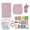 Light Sakura Pink, variant on UsilkU Jasmine White Instant Camera Protective Case Bundle for Instax Mini 12 with Photo Album, Frames, Strap, Filters - 54 Piece Set