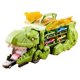 thumbnail image 2 of Camión de dinosaurio transformable de juguete con pista de carreras, Ultimate City Dinosaur Hauler incluye 4 autos, presenta doble transformación, deglución interactiva y almacenamiento conveniente, 2 of 7