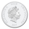 thumbnail image 2 of 2017 Niue 1 oz Silver $2 Disney Pixar Cars: Lightening McQueen, 2 of 4