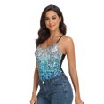 thumbnail image 5 of PrettyGuide Glitter Sequin Tops for Women Shimmer Sparkle Camisole Holiday Party Tank Top Sexy Club Vest, 5 of 6