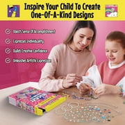5-Minute Crafts Bracelet Making Kit Colorful Beads Charms Pendants Arts and Crafts Kids 6+ Non Toxic