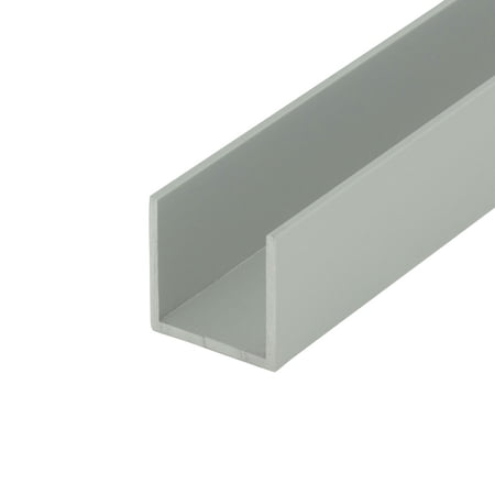 Outwater Alu570-S Satin Finish 5/8 Inch Inside Dimension Aluminum U Channel C Channel 72 Inch Lengths (Pack of 18 Pieces, 108 feet Total)