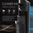 thumbnail image 6 of Lasko Ascend 36" 4-Speed Tower Fan 28 ft/s Airflow, 24dBA, Remote Control, Black, OST100, 6 of 16
