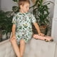 thumbnail image 4 of Balery Lilies Flowers Conjunto de Pijama Infantil de Manga Corta con Estampado – Ropa de Dormir de Algodón Suave-4X-Large, 4 of 6