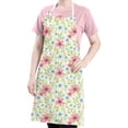 thumbnail image 5 of Pioneer Flower Floral Print Pattern Apron for Women and Men, Cotton Linen Waterproof with Pockets, Adjustable, 33x27 Inch for Kitchen, Gardening, BBQ, Salon, 5 of 6