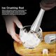 thumbnail image 5 of Stainless Steel Waist-Shaped Ice Crusher Milk Tea Shop Mashed Stick Cocktail Mashed Popsicle Lemon Hammer Ice, 5 of 5