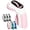 Pink, variant on Manual Embossing Label Maker with 6 Rolls of 3D Tape Vintage Labeling Machine Portable Handheld Sticker Printer for Home Office Organization, Black
