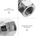 thumbnail image 4 of QIDITONG 5pcs Car Flange Nut And Wheel Studs Wheel Car Flange Nut For Tire Modification Open Lug Nuts Secure Fit, 4 of 5