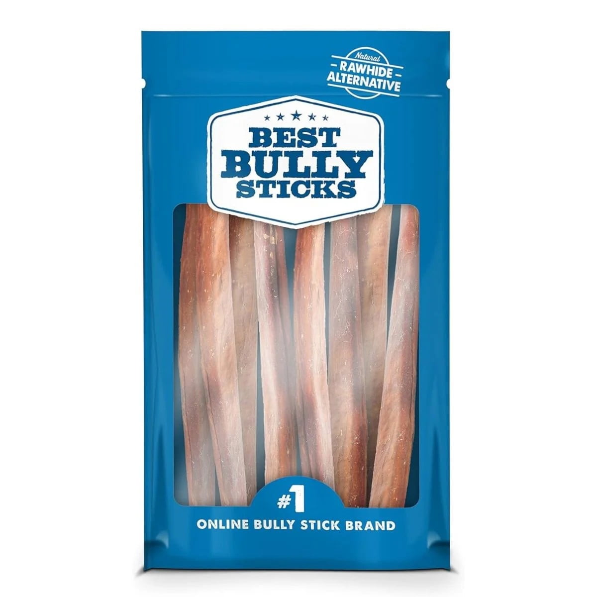 Best Bully Sticks Jumbo Bully Sticks - 12 Inch, 25 Count (Pack of 1) - Natural, Grass-Fed Beef, Single Ingredient, Grain-Free, Rawhide Alternative, Dog Treats for Large Dogs