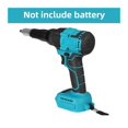 thumbnail image 2 of 2.4-4.8mm Cordless Electric Riveter Gun Household Power Tools Screwdriver With LED Light For 18V Battery (Not Included) ,Multi Purpose, 2 of 7