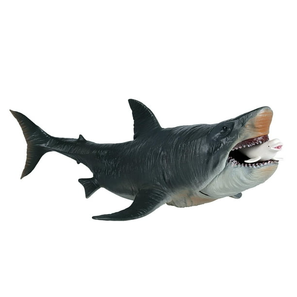 Jouets de requin pour enfants 3, requins jouets pour garçons, requin tigre  en plastique de 11 pouces, figure de la créature de la mer pour la