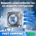 thumbnail image 2 of F49 Mobile Phone Cool Heat Sink Semiconductor Magnetic Cooling Fan Radiator Gaming E-sports PUBG Game Cooler for IOS Android, 2 of 7