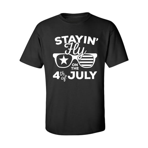 Staying Fly On The 4th Of July Adult Short Sleeve T-shirt