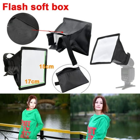 Image of 15*17cm Universal Mini Portable Softbox Diffuser For Flash Speedlite Speedlight