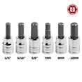thumbnail image 2 of Powerbuilt 6 Piece 3/8 iInch Drive SAE and Metric Hex Bit Socket Set - 640052, 2 of 5