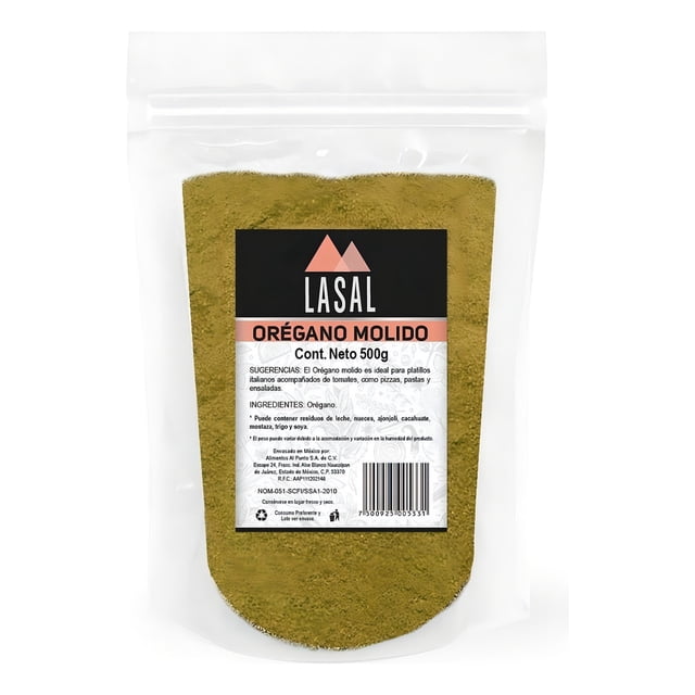 Orégano Molido 500 Gramos Pouch Resellable