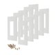 thumbnail image 5 of Placa de pared 80301-sw, irrompible, con montaje a presión, decorativa, para tomacorriente, interruptor, sin tornillos, 10 unidades, 5 of 9