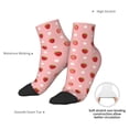thumbnail image 6 of Pofeuu Strawberries Print 30cm Socks, Adult Running Hiking Socks for Youth and Adult, 6 of 7