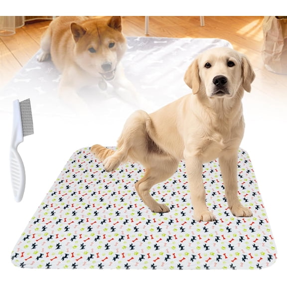 Puppypad Pee Pads, Puppypad with Pheromones, The Last Pee Pad You'll Get Absorbent Reusable, Pet Whelping Pad, Non-Slip Puppy Pad Pee Pads for Small Medium and Large Dogs (white-1pc, 31.5*35.4in)