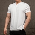 thumbnail image 6 of Yaoyar Men Breathable Casual Sports Fitness T Shirt Gym Workout V Collar Polo Shirts Summer Classic Pullovers, 6 of 6