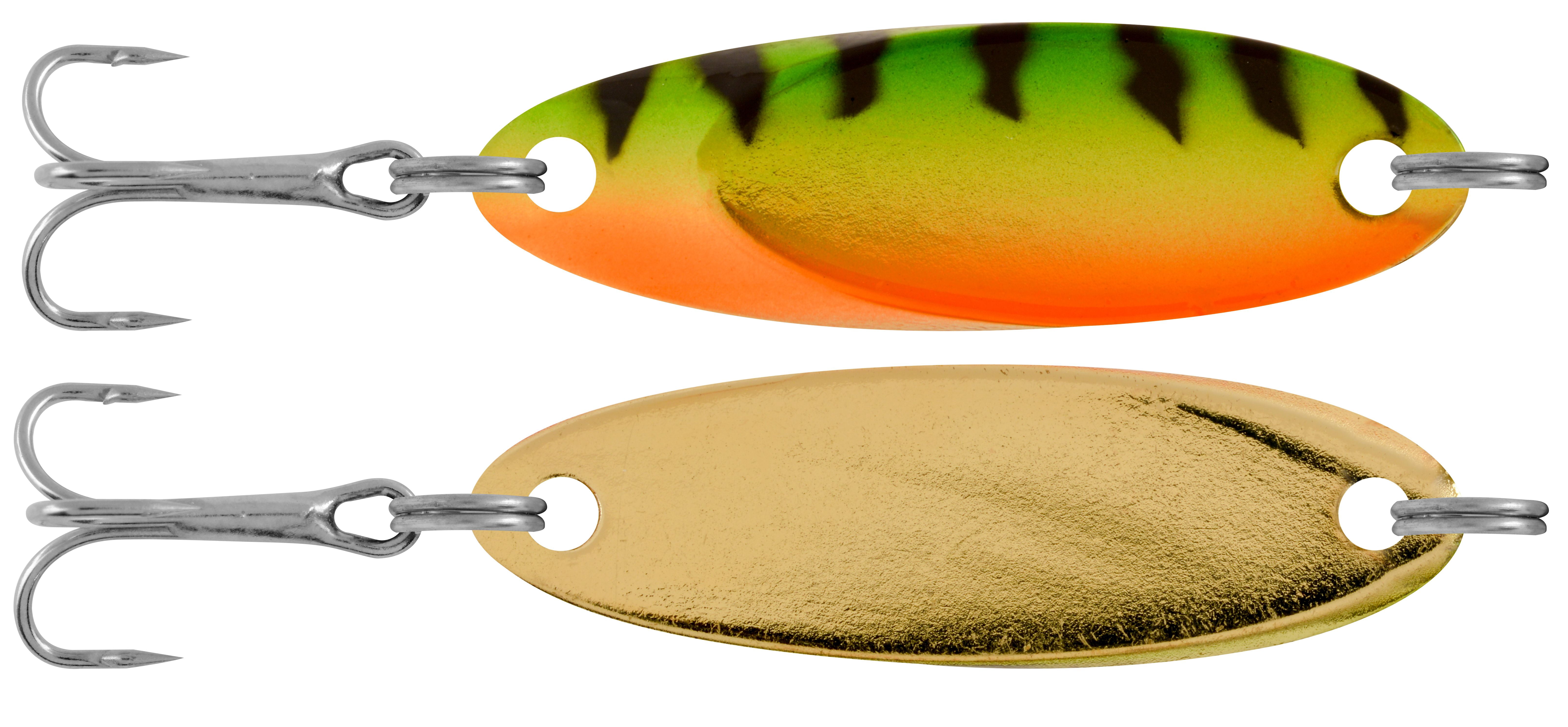 South Bend Kast-A-Way Shud-L-Spoon Freshwater Fishing Lure, Metallic Perch, 1/8 Ounce, Fishing Spoons
