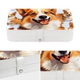 thumbnail image 4 of Corgi PU Leather Jewelry Boxes Necklace Holder Display Case with Removable Compartment Portable, 4 of 6