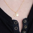 thumbnail image 2 of ANGEL STUDIOS | The Empty Tomb Necklace | as featured in The Shift | Yellow Gold Plated 925 Sterling Silver | Dainty Small Pendant Necklace | Religious Christian Jewelry for Women | He Lives Necklace, 2 of 4