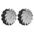 thumbnail image 4 of Rueda omnidireccional, 2 juegos de 127 mm/5 pulgadas Omni Omni Wheel RC Car Omni Wheel confiable y duradera, 4 of 9