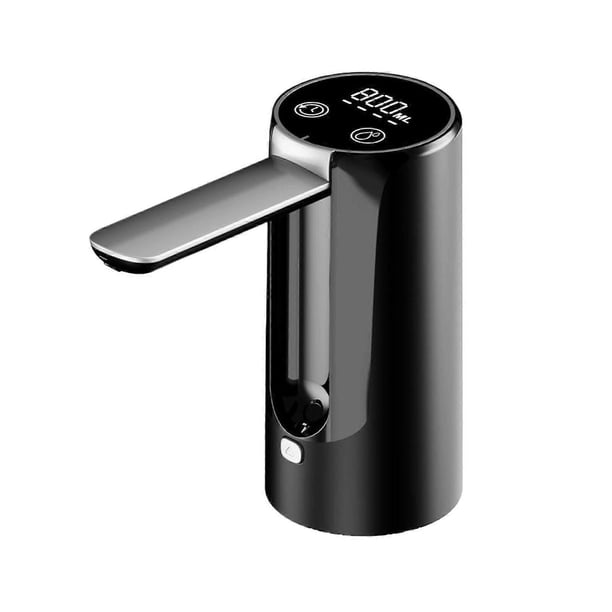 Quiet water pump with foldable head for dispensing clean water, ABS electric water pump, automatic water dispenser, black