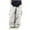 White, variant on Wancir Girl's Baggy Pants Drawstring Elastic High Waist Loose Long Cargo Pants with Pockets