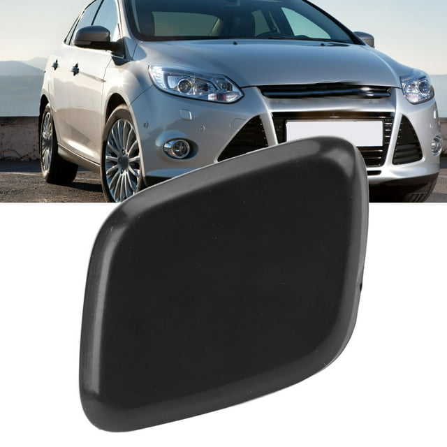 Headlight Washer Jet Cover, Stylish and Protective Front Headlight Washer Nozzle Cover, Fit for Mk3 2010-2014, ABS Material