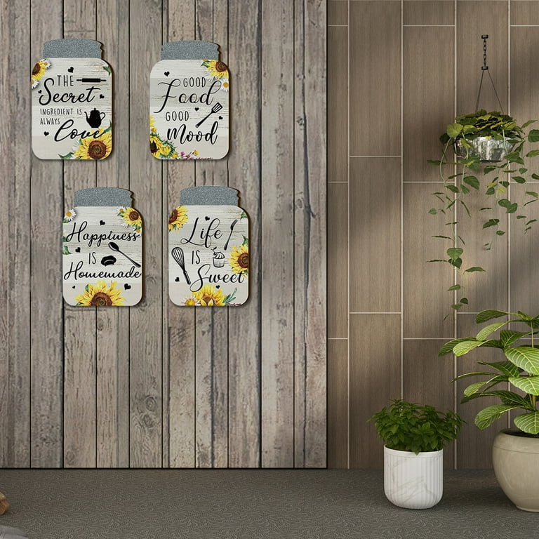 Rustic kitchen 2024 wall decor