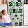 thumbnail image 6 of 2026 Graduation Decorations, Grad Party Decor, Magnetic Cutouts, Garage Magnets, Green Trim, Graduation Cap Toppers, Graduation Celebration, Locker Decor, 20 Piece Set, 6 of 6