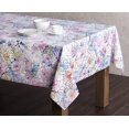 thumbnail image 2 of Floral Love 100% Cotton Tablecloth for Kitchen Dining | Tabletop | Decoration | Parties | Weddings | Spring/Summer (Square, 60 Inch by 60 Inch), 2 of 8