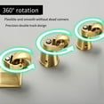 thumbnail image 4 of Naiovety El echador móvil 4piece rueda los echadores de latón multiusos del tornillo para el acuerdo liso del balanceo Conjuntos de muebles de dormitorio, 4 of 6