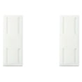 thumbnail image 4 of Kearding Estante de almacenamiento Montaje colgante Soporte de pared Mano de obra fina Autoadhesivo Accesorios para el hogar Organizador de Blanco 2Conjunto, 4 of 6