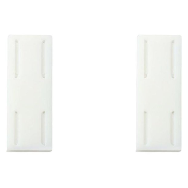 Estante de almacenamiento Yuarrent Autoadhesivo Blanco 2piezas