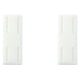 thumbnail image 3 of Cateissary Estante de almacenamiento Soporte de pared para colgar Accesorios para el hogar de larga duración Blanco 2Conjunto, 3 of 6