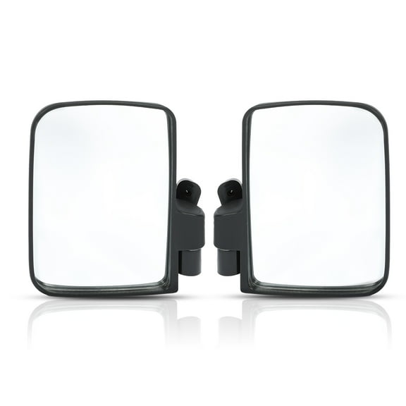 HECASA Magnetic Tractor Backup Mirror for Kubota John Deere Zero Turn Mower Rearview Side 2 Pcs Black