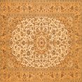 thumbnail image 1 of Ahgly Company Indoor Square Medallion Orange Traditional Area Rugs, 6' Square, 1 of 1