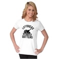 thumbnail image 4 of Leftovers are for Quitters Turkey Day Womens Slim Fit Graphic Tee Brisco Brands X, 4 of 5