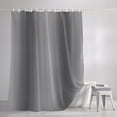 thumbnail image 3 of Grey Ombre Shower Curtains for Bathroom, Farmhouse Gray Gradient Modern Art Waterproof Fabric Shower Curtain, Decorative Bathroom Curtain for Bathtub, 66"x72" , No Hooks Included, 3 of 9